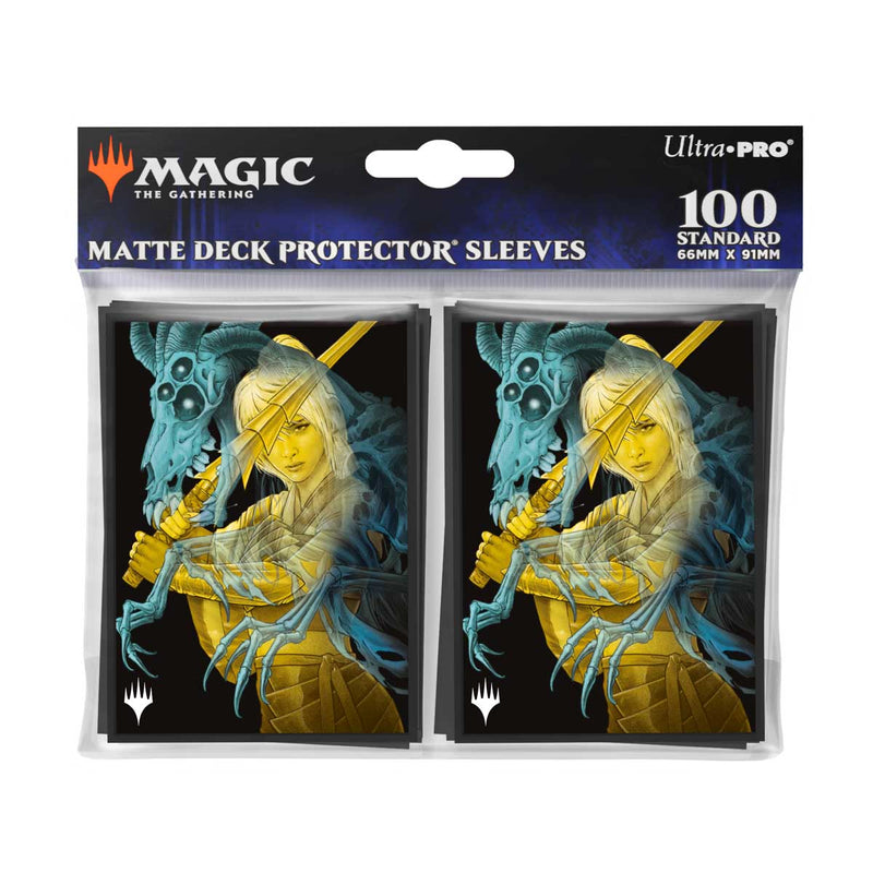 Magic the Gathering CCG: Duskmourn 100ct Deck Protector Sleeves Alt Art Key Character Mythic 1