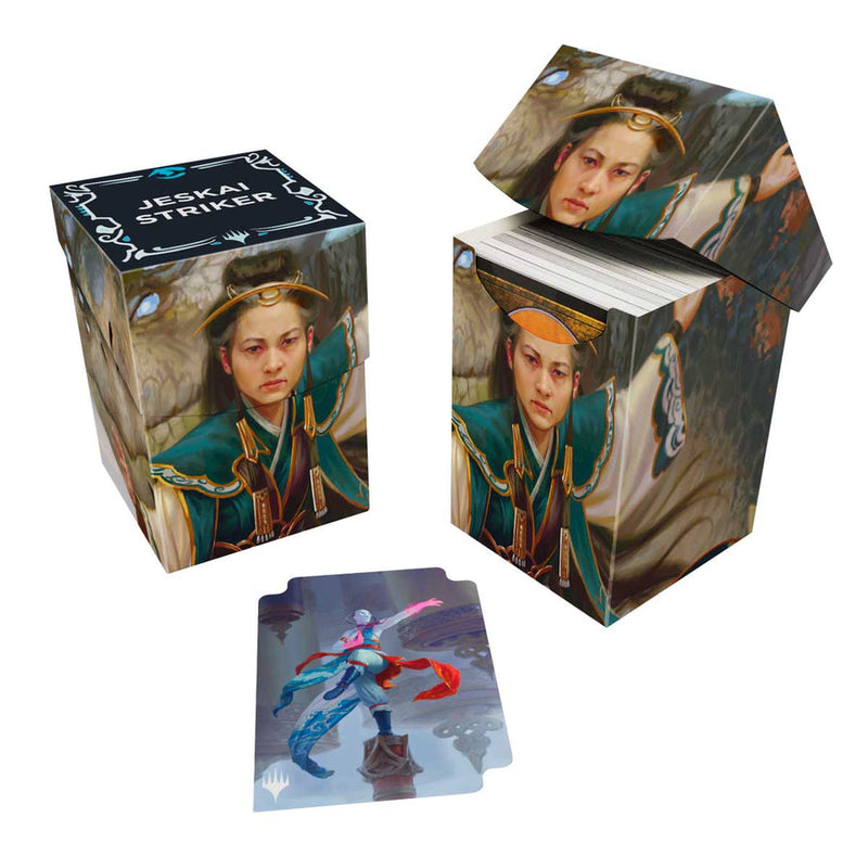 Tarkir Dragonstorm Shiko and Narset, Unified / Elsha, Threefold Master 100+ Deck Box - Magic the Gathering TCG