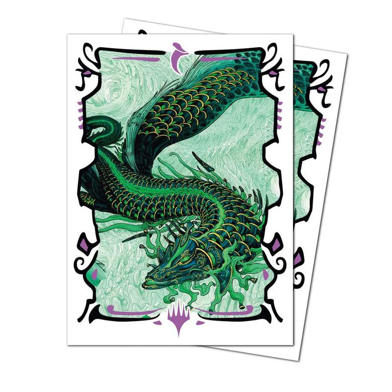 Tarkir Dragonstorm Teval, Arbiter of Virtue Apex Deck Sleeves (105) - Magic the Gathering TCG