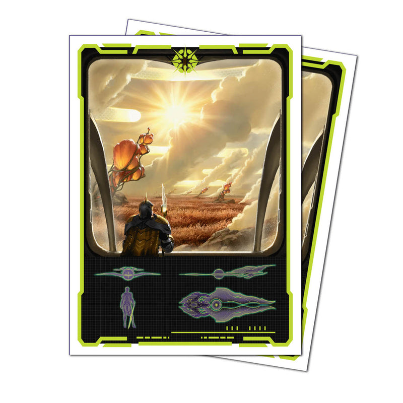 Edge of Eternities Adagia, Windswept Bastion Apex Deck Sleeves (105) - Magic the Gathering TCG