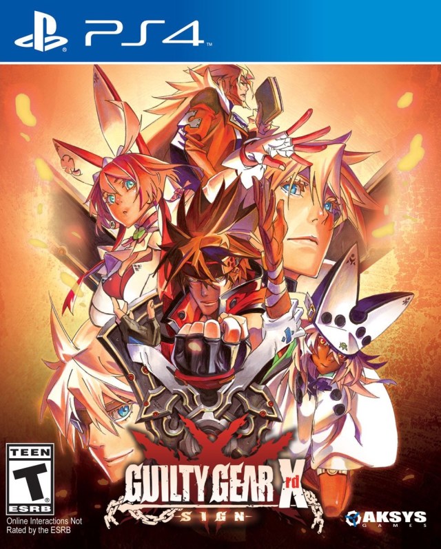 Guilty Gear Xrd SIGN Front Cover - Playstation 4 Pre-Played
