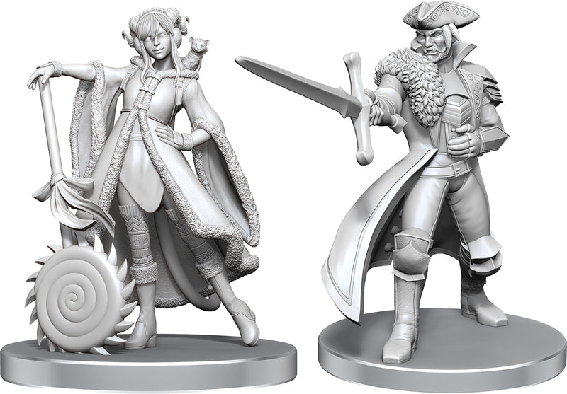 Jester Lavorre & Fjord Stone W26 - Critical Role Unpainted Miniatures