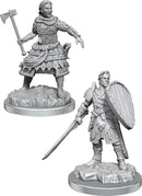 Human Fighters W21 - Dungeons & Dragons Nolzur's Marvelous Unpainted Miniatures