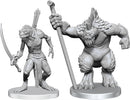 Xulgath Skirmisher & Stoneliege W26 - Pathfinder Battles Deep Cuts Unpainted Miniatures