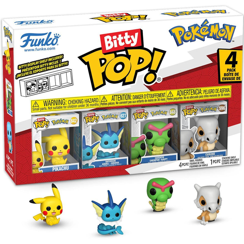 Bitty Pop! Pokemon - Pikachu 4-Pack