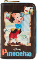 Disney Pinocchio Book Zip Around Wallet