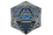 Gnome Forged  Black Nickel with Blue - Old School 40mm D20 Metal Die