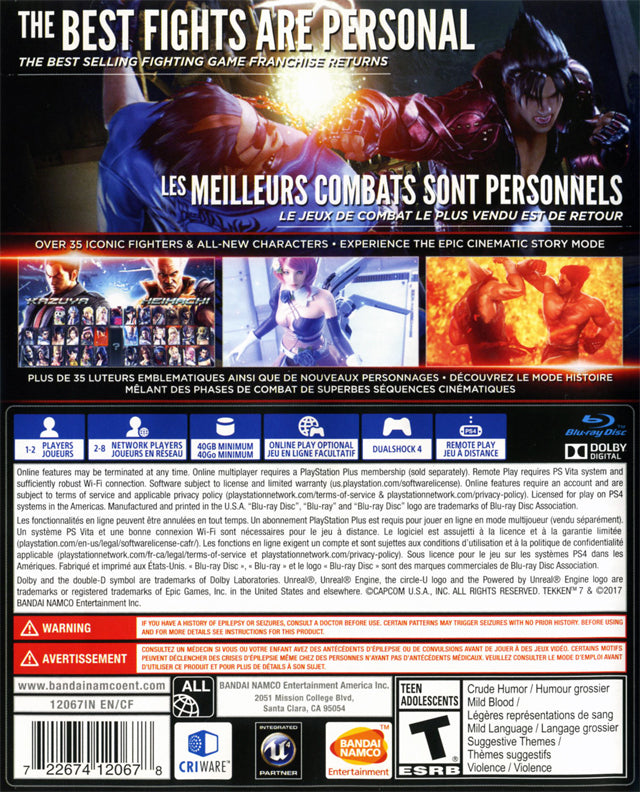 Tekken 7 - Playstation 4 Pre-Played