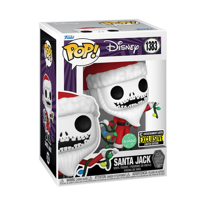 Pop! Disney Nightmare Before Christmas 30th Anniversary - Santa Jack Scented 1383 Entertainment Earth Exclusive