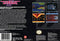 Gradius III Back Cover - Super Nintendo, SNES Pre-Played