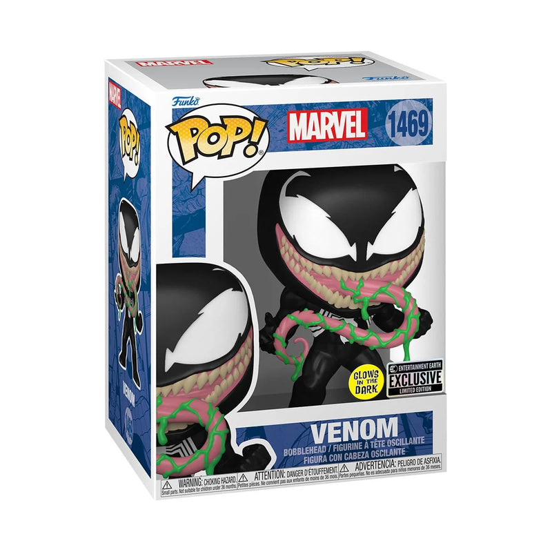 Pop! Marvel - Venom with Ooze 1469 Glow-in-the-Dark Entertainment Earth Exclusive