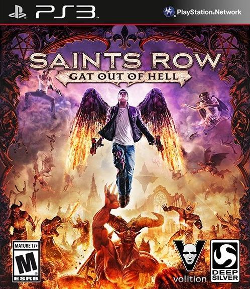 Saints Row Gat out of Hell Front Cover - Playstation 3 Pre-Played