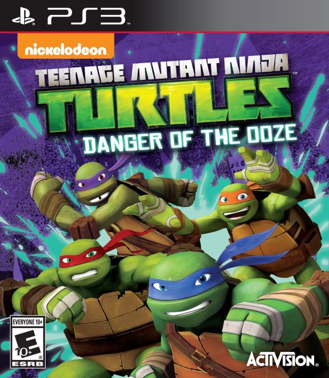 Teenage Mutant Ninja Turtles Danger of the Ooze Front Cover - Playstation 3 Pre-Played