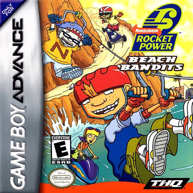 Rocket Power: Beach Bandits Front Cover - Nintendo Gameboy Advance Pre-Played