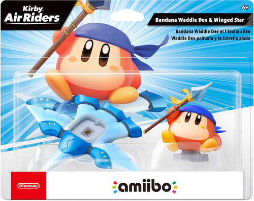 Amiibo Kirby Air Riders - Bandana Waddle Dee & Winged Star