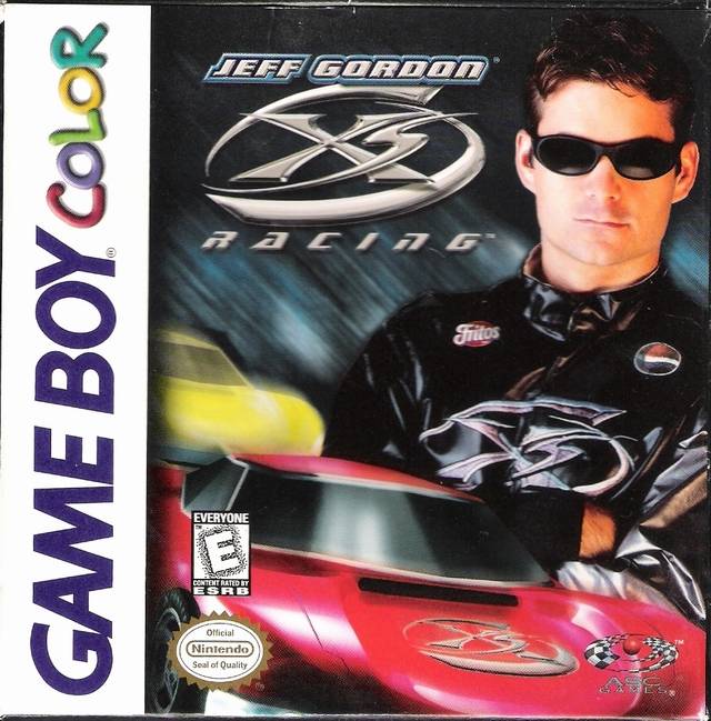 Jeff Gordon XS Racing Front Cover - Nintendo Gameboy Color Pre-Played