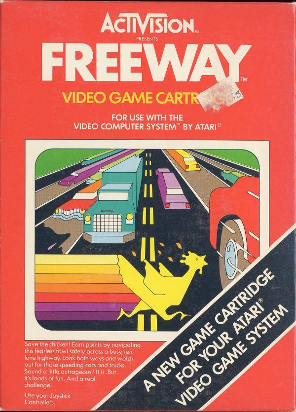 Freeway Front Cover - Atari Pre-Played