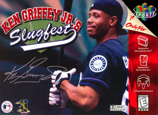 Ken Griffey Jr.'s Slugfest Front Cover - Nintendo 64 Pre-Played