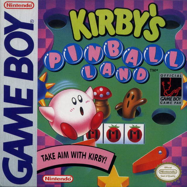 Kirby's Pinball Land Front Cover - Nintendo Gameboy Pre-Played