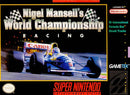 Nigel Mansell's World Championship Racing Front Cover - Super Nintendo, SNES Pre-Played