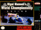Nigel Mansell's World Championship Racing Front Cover - Super Nintendo, SNES Pre-Played