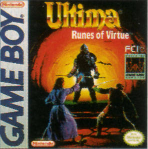 Ultima Runes of Virtue - Nintendo Gameboy Pre-Played