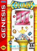 Columns III Front Cover - Sega Genesis Pre-Played