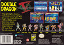 Double Dragon 5 The Shadow Falls Back Cover - Super Nintendo SNES Pre-Played
