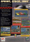 Mario Andretti Racing Back Cover - Sega Genesis Pre-Played