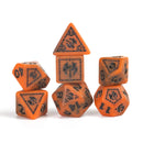 Dungeons & Dragons New Adventurer Dice Set - Barbarian Orange