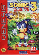 Sonic Hedgehog 3 Front Cover - Sega Genesis Pre-Played