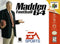 Madden Football 64 - Nintendo 64 Pre-Played