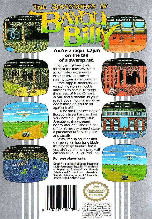 The Adventures of Bayou Billy - Nintendo Entertainment System, NES Pre-Played