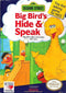 Sesame Street: Big Bird's Hide & Speak  - Nintendo Entertainment System, NES Pre-Played