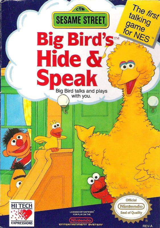 Sesame Street: Big Bird's Hide & Speak  - Nintendo Entertainment System, NES Pre-Played