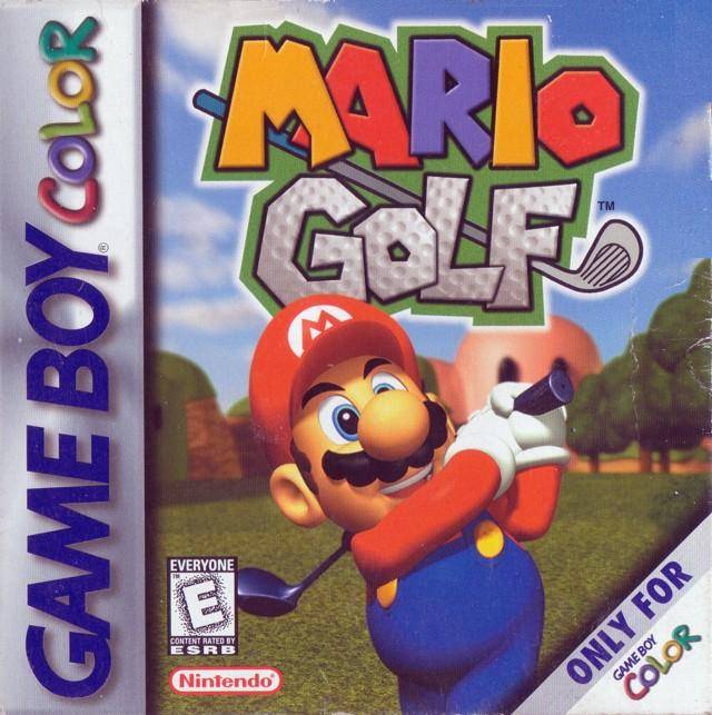 Mario Golf Front Cover - Nintendo GameBoy Color Pre-Played