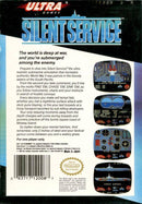 Silent Service Back Cover - Nintendo Entertainment System, NES Pre-Played