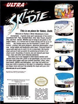 Ski or Die - Nintendo Entertainment System  NES Pre-Played