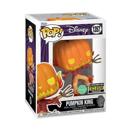 Pop! Disney Nightmare Before Christmas 30th Anniversary - Pumpkin King Scented 1357 Entertainment Earth Exclusive