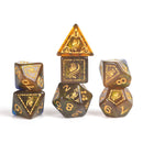 Dungeons & Dragons New Adventurer Dice Set - Monk Blue/Gold