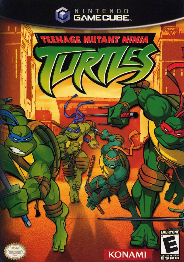 Teenage Mutant Ninja Turtles Front Cover - Nintendo Gamecube Pre-Played