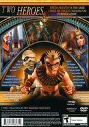 Sphinx and the Cursed Mummy Back Cover - Playstation 2 Pre-Played