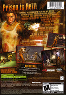 The Suffering Back Cover - Xbox Pre-Played