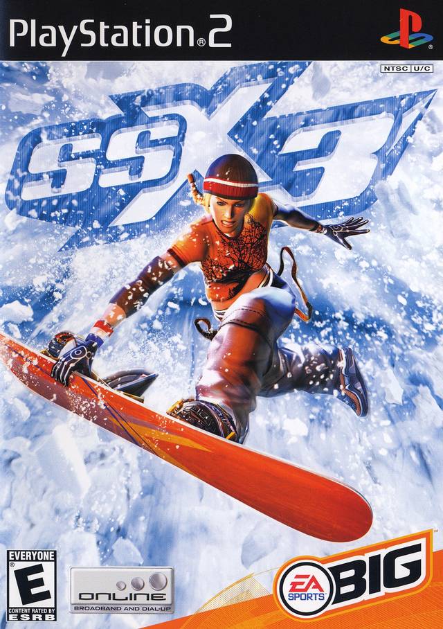 SSX 3 Back Cover - Playstation 2 Pre-Played