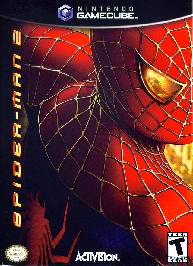 Spider-Man 2 Front of Nintendo Gamecube Box