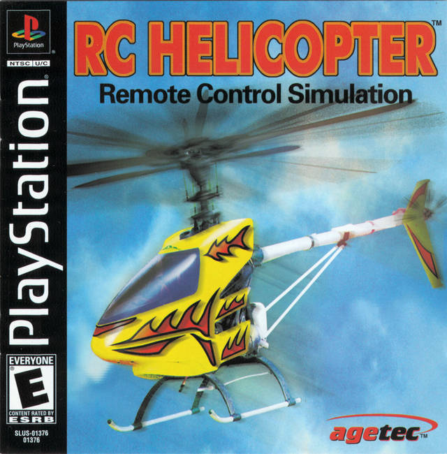 RC Helicopter Front Cover - Playstation 1 Pre-Played