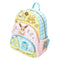 Pokemon Pastel Gingham Cafe Triple Pocket Backpack