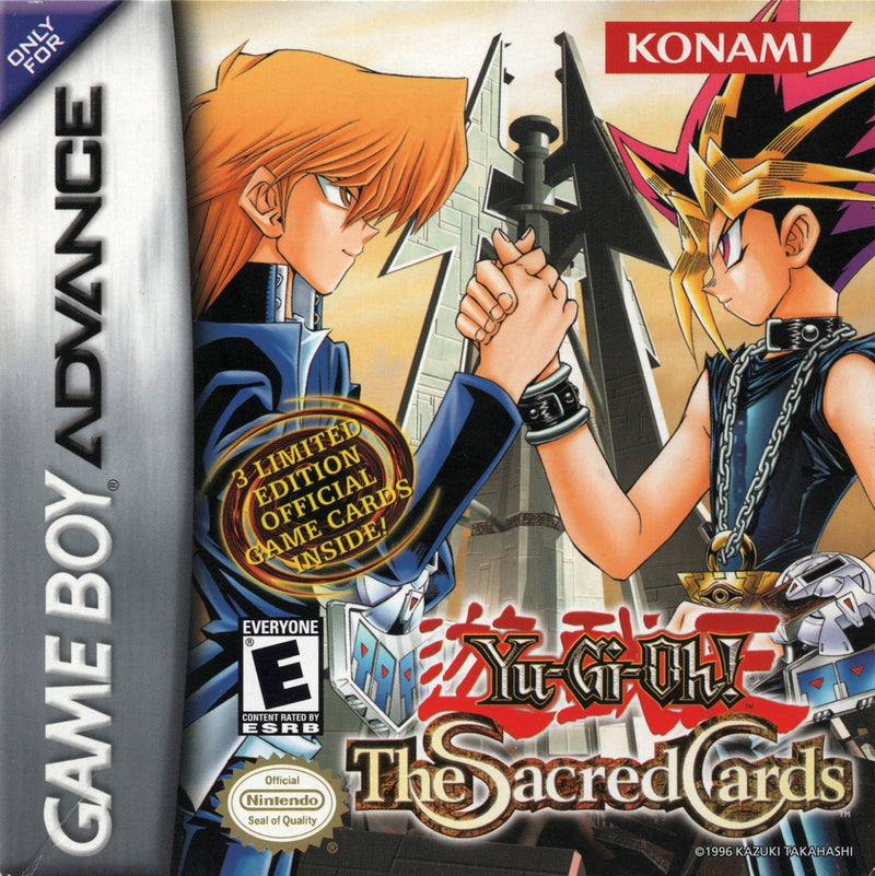 Yu-Gi-Oh!: The Sacred Cards Front Cover - Nintendo Gameboy Advance Pre-Played