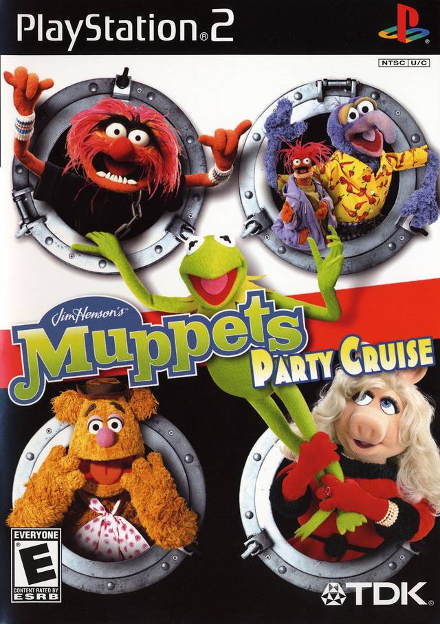 Muppets Party Cruise Front Cover - Playstation 2 Pre-Played
