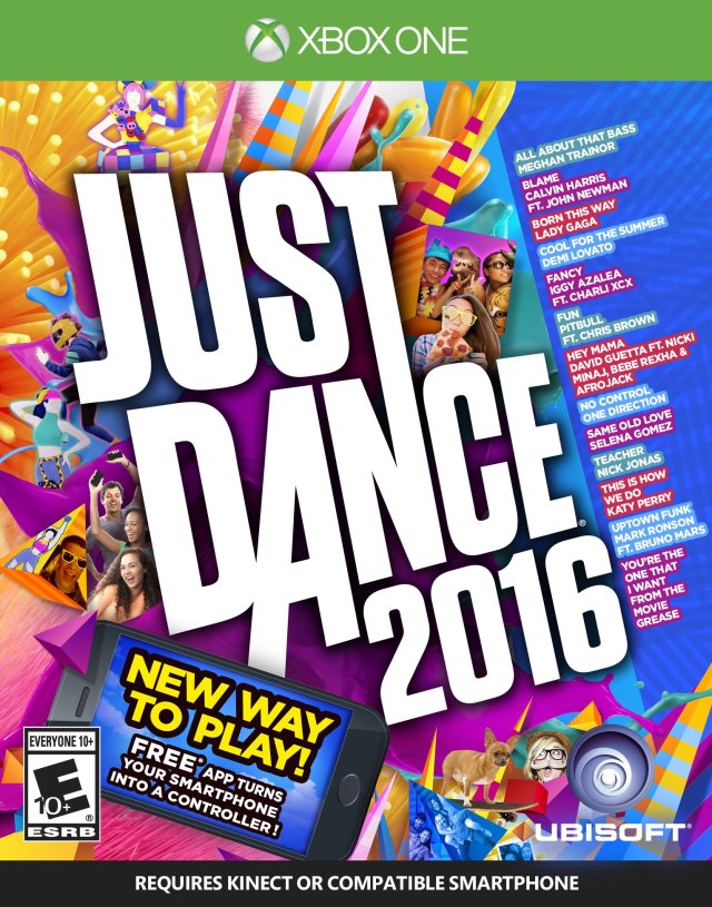 Just Dance 2016 Front Cover - Xbox One Pre-Played